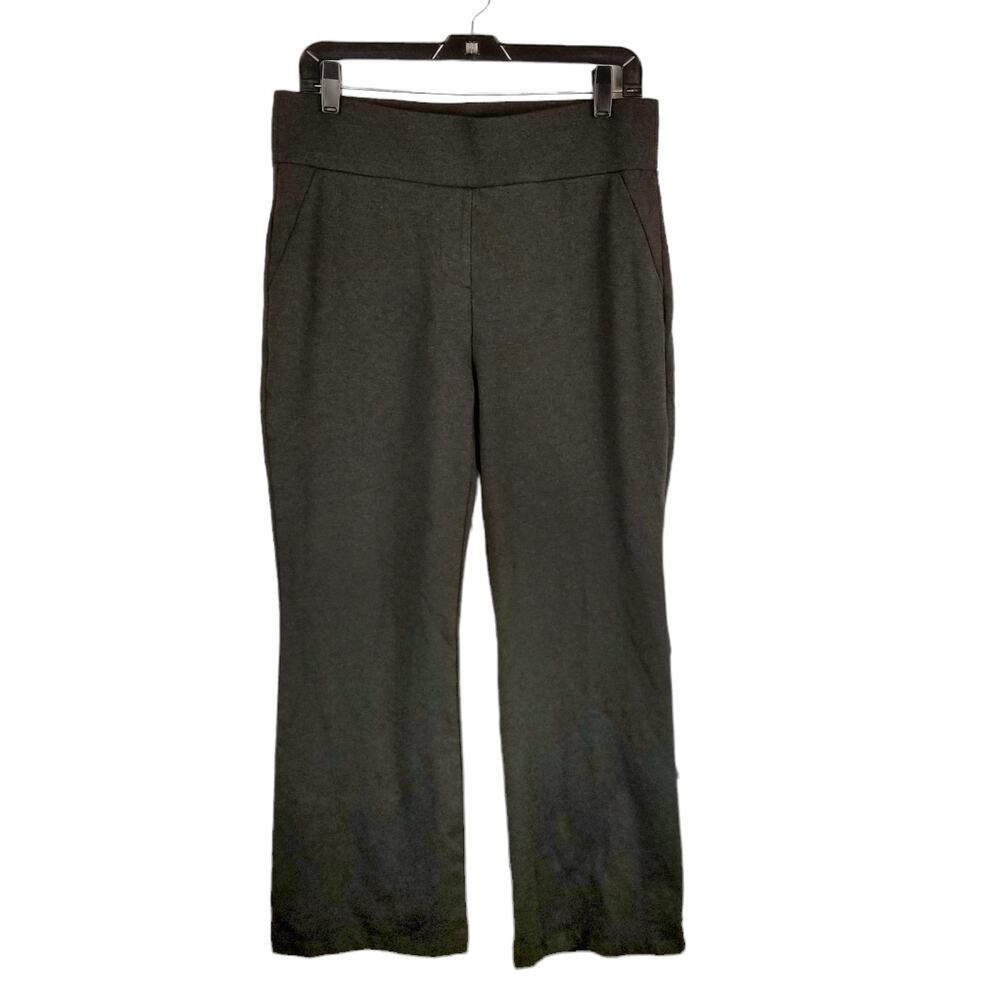 Tapata Women's Gray Pull On Pants Trousers Size L Large 10 - 12